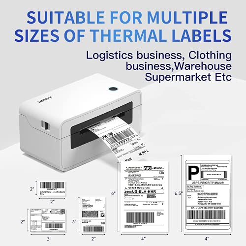 PRT Shipping Label Printer - 150mm/s 4x6 Desktop Thermal Label Printer for Shipping Packages, Small Business, USPS, FedEx, Shopify, Etsy, Amazon, Ebay