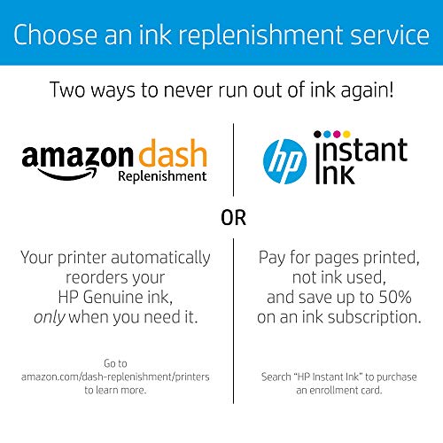 HP OfficeJet Pro 8720 All-in-One Wireless Printer with Mobile Printing, HP Instant Ink & Amazon Dash Replenishment ready - Black (M9L74A) (Renewed)