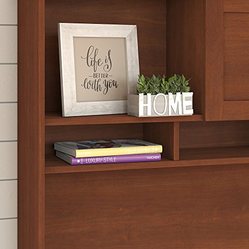 Bush Furniture Buena Vista 60W Hutch in Serene Cherry