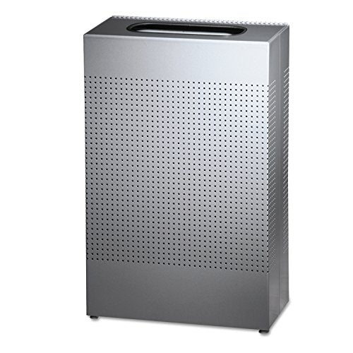 Rubbermaid Commercial Silhouettes Trash Can, 25 Gallon, Silver, FGSR14EPLSM
