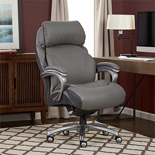 Serta Big and Tall Executive Office Chair with Smart Layers Gray