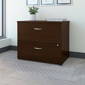 Bush Business Furniture Series C 36W 2 Drawer Lateral File in Mocha Cherry