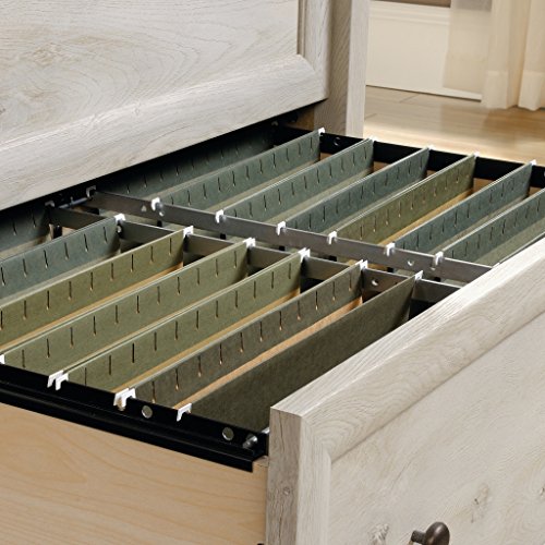 Sauder Edge Water Lateral File, Chalked Chestnut Finish