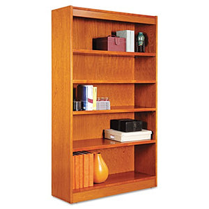 Alera BCS56036 Square Corner Wood Veneer Bookcase