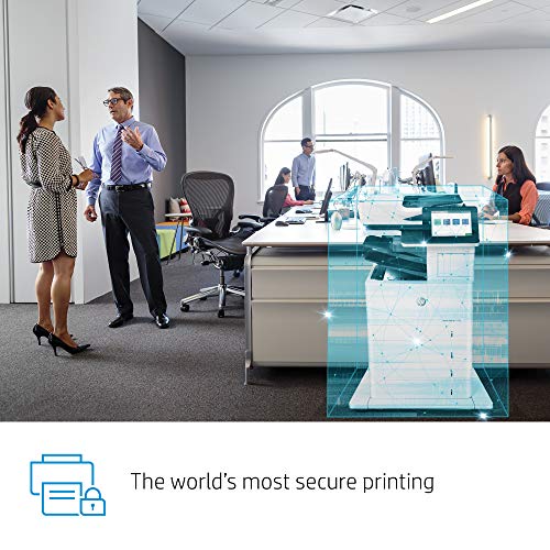 HP LaserJet Enterprise MFP M634z Monochrome Multifunction Duplex Printer with Extra Paper Trays and 3-bin Stapler/Stacker (7PS96A)