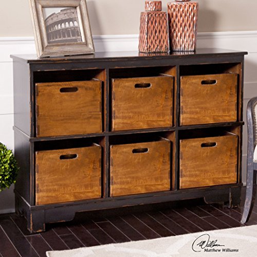Uttermost 25589 Ardusin Hobby Cupboard, Black
