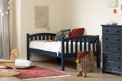 South Shore 11820 Summer Breeze Solid Wood Bunk Beds, Navy Blue,