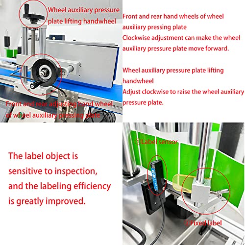 HayWHNKN Automatic Round Bottle Labeling Machine with Coding Function