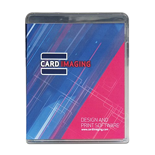 Fargo DTC4500e Single side ID Card Printer & Supplies Bundle with Card Imaging Software