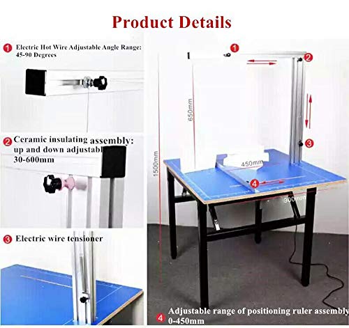 Desktop hot wire foam cutting machine