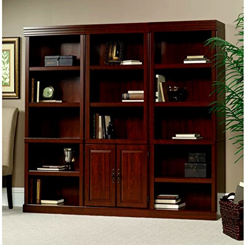 Coner Bookcase with Drawers, 3shelf Wood DIY, Tall Narrow 5 Tier TV Furniture for Corner & E-Book