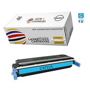 Global Cartridges Premium Quality Remanufactured Replacement for HP 645A / HP 5500 Toner Cartridge Set C9730A C9731A C9732A C9733A (Black, Cyan, Yellow, Magenta)