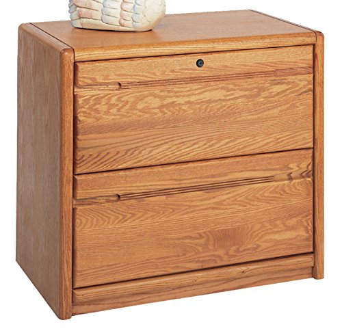 Martin Furniture Contemporary 2 Drawer Lateral File Cabinet, Fully Assembled