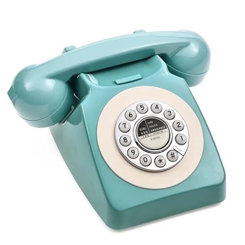 Retro Old-Fashioned Wired Telephone Mini-Key Dial Phone