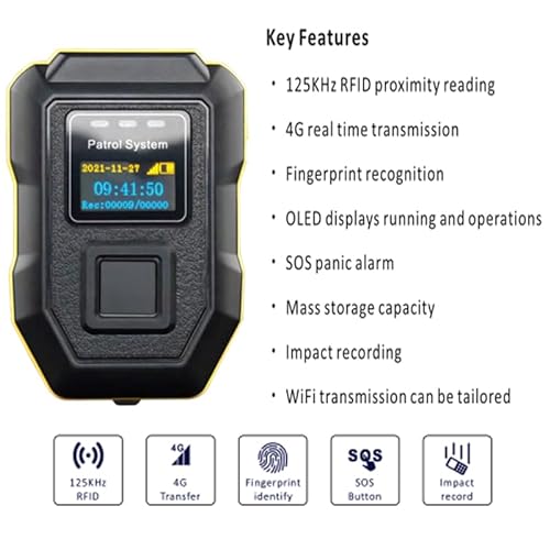 Generic DJ-Z-6700F-4G 4G Online Fingerprint Guard Tour System