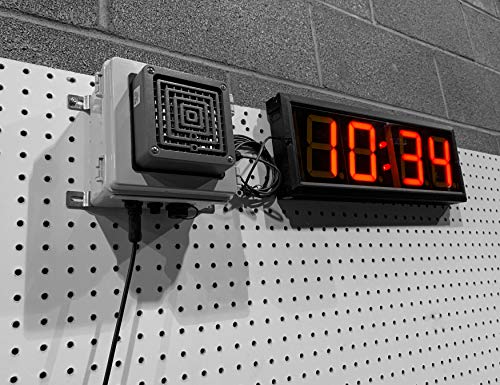 Netbell TCP/IP Network All-in-One Extra Loud Break Time Alarm Buzzer System with Digital Clock
