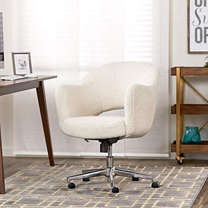 Serta CHR10049A Valetta Home Office Chair, Cream
