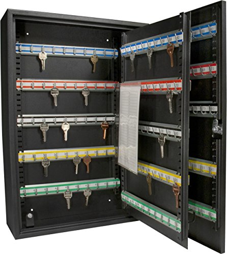 Barska AX11824 Key Lock 200 Position Adjustable Key Cabinet Lock Box Black,Medium