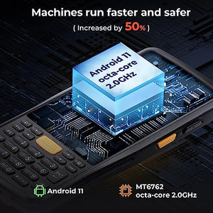 MUNBYN 099 Android Barcode Scanner 2024 New, PDA Handheld Computer, Zebra SE4710 Scanner, Store Inventory Scanner