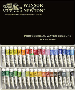 Windsor & Newton Artists Water 5ML tube 36C set (japan import)