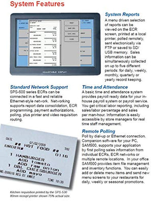 SAM4S SPS-520 RT Cash Register with MS7120 Scanner