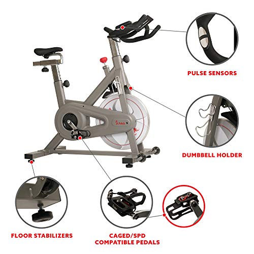 Sunny Health & Fitness Synergy Magnetic Indoor Cycling Bike Synergy Pro