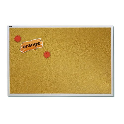 Quartet Natural Cork Bulletin Board 4 x 8 Feet, Aluminum Frame (ECKA408)