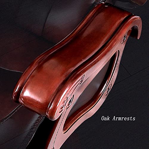 CBLdF Ergonomic Leather Boss Chair with Footrest, High Back Executive Office Chair