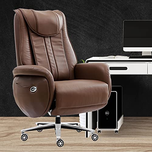CYXI Ergonomic Boss Office Chair with Adjustable Lifting Swivel - Gray PU Leather