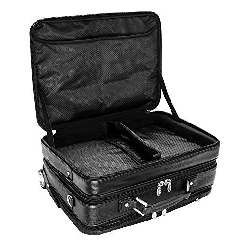 McKleinUSA Wheeled Non-Detachable Briefcase, Blk, 18"x7"x13.5"