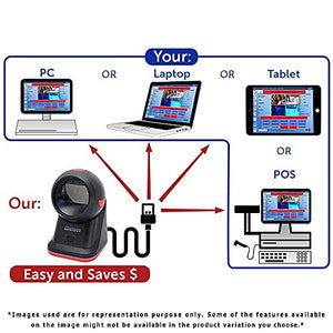 IDetect.net ID Scanner Machine | Data Reader & Collector | Age Verification, Driver License Smart Checker Scan | Data-sync Software | Ideal for Tablets, Laptop, PC & POS Systems (Renewed)