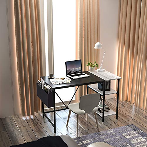 Computer Desk 47 inch Home Office Writing Study Desk, Modern Simple Style Laptop Table with Storage Bag