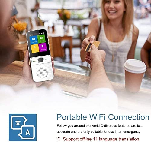 Language Translator Device Portable Instant Translator - WiFi/Hotspot/Offline - 137 Languages - Office Travel Abroad Learning