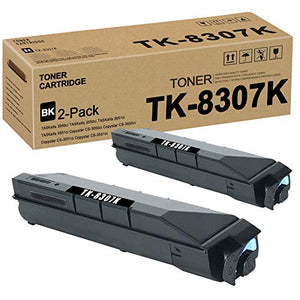 TK8307 TK-8307K 1T02LKOUS0 (Black,2 Pack) Toner Cartridge Replacement for Kyocera TASKalfa 3050ci 3550ci 3051ci 3551ci Copystar CS-3050ci CS-3550ci CS-3051ci CS-3551ci Toner Kit Printer