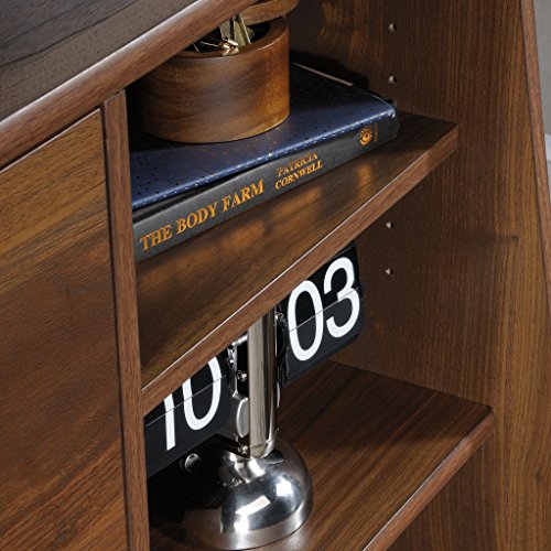 Sauder 422277 Clifford Place Hutch, L: 58.90" x W: 16.34" x H: 34.13", Grand Walnut finish