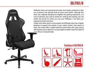 DXRacer OH/FH11/N Formula Series Racing Bucket Seat Office Gaming Chair (Black)