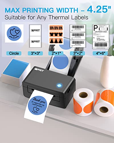 Thermal Label Printer - iDPRT SP410 Thermal Shipping Label Printer, 4x6 Label Printer, Thermal Label Maker, Compatible with Shopify, Ebay, UPS, USPS, FedEx, Amazon & Etsy, Support Multiple Systems