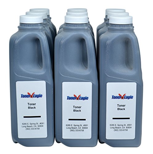 Toner Eagle Toner Refill Kits Compatible with Lexmark MS410d MS410dn MS415dn MS510dn with Chips. [Black, 9-Packs]