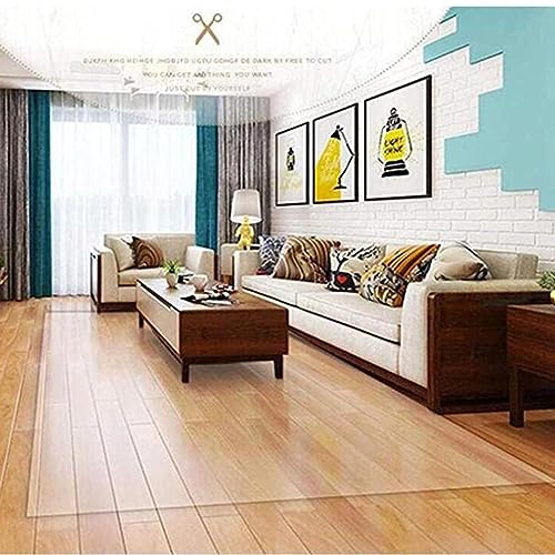 HOBBOY Clear Plastic Hard-Floor Chair Mat 2mm Thick - Waterproof - Various Sizes