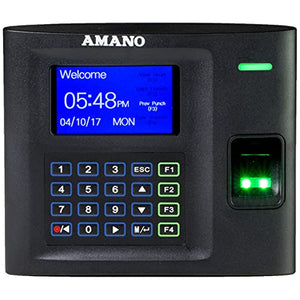 Amano MTX-30F Fingerprint Time Clock for Hosted Time Guardian Software