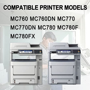 (1BK+1C+1M+1Y, 4PK) MC770 45396212 45396211 45396210 45396209 Toner Cartridge Replacement for OKI MC760 MC760DN MC770 MC770DN MC780 MC780F MC780FX Toner Kit Printer