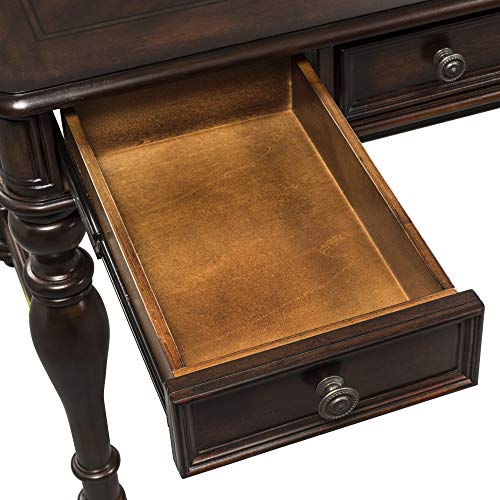 Liberty Furniture 720-HO107 Kingston Plantation Office Writing Desk, 54" x 28" x 31", Cognac