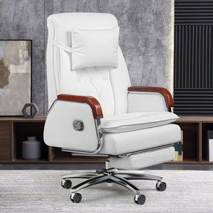 Kinnls Cameron Massage Office Chair with Footrest