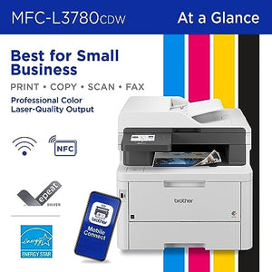 Brother MFC-L3780CDW Wireless Color All-in-One Printer | Laser Quality Output | Duplex Copy & Scan | Amazon Dash Replenishment Ready