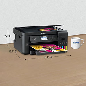 Epson Expression ET-3700 EcoTank Wireless Color All-in-One Supertank Printer with Scanner, Copier and Ethernet