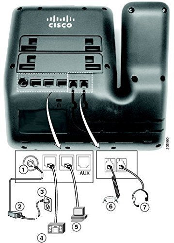 Cisco 4-Line Landline Office VOIP IP Telephone - PoE - CP-8945