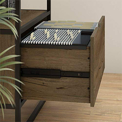 3 Piece 48" Glass Top Office Set-Home office furniture sets-Computer desk-Home office desks-Desk with drawers-Storage cabinet-Home office desk-Home office furniture set-Home office set furniture