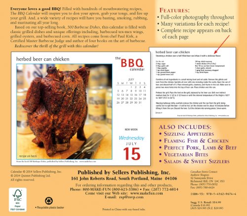 The BBQ Calendar 2015 Boxed Calendar