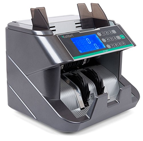 Kolibri Knight Money Counting Machine, Bill Counter with UV,MG, and IR, Top Load