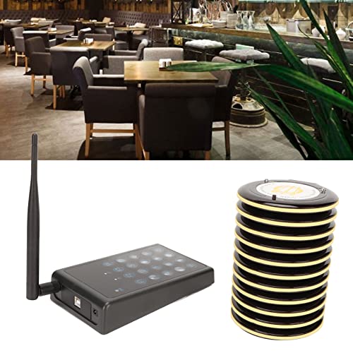 MAVIS LAVEN Restaurant Call Button Burglar Alarm System - 10pcs 100-240V (US Plug)